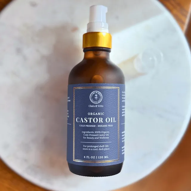 Clara & Fritz Organic olio di ricino biologico 120 ml