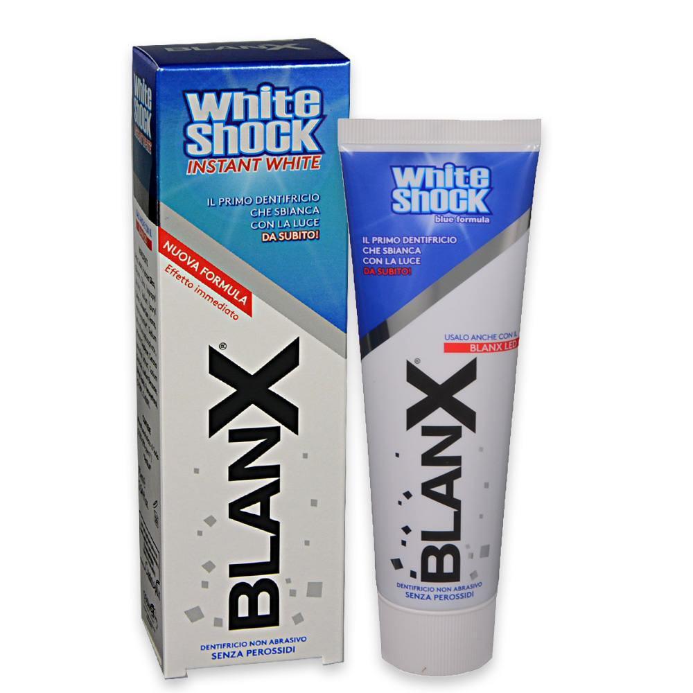 Blanx White Shock dentifricio sbiancante 75ml lichene artico
