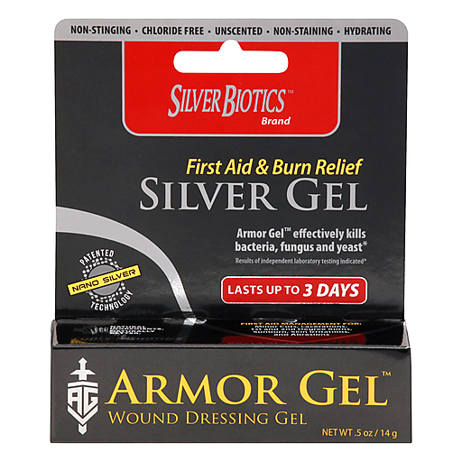 Silver Biotics Armor Gel Ferite Argento 0.5 Oz Lenitivo