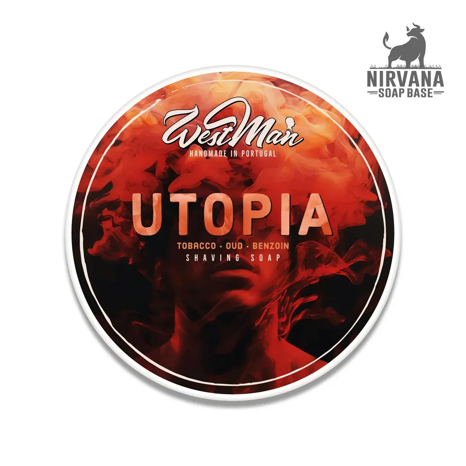 Westman Nirvana Utopia sapone da barba 120g tabacco e oud