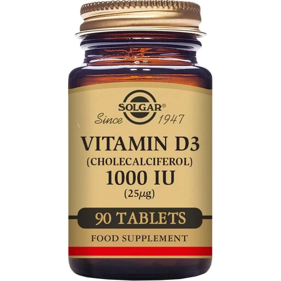 Solgar Vitamina D3 1000 UI 90 Compresse Ossa