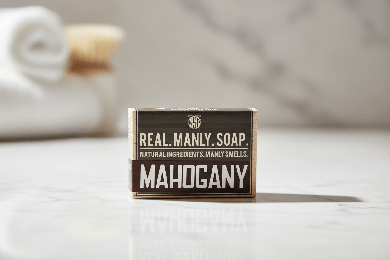 Wet Shaving Products Mahogany Saponetta Uomo Singola Legno