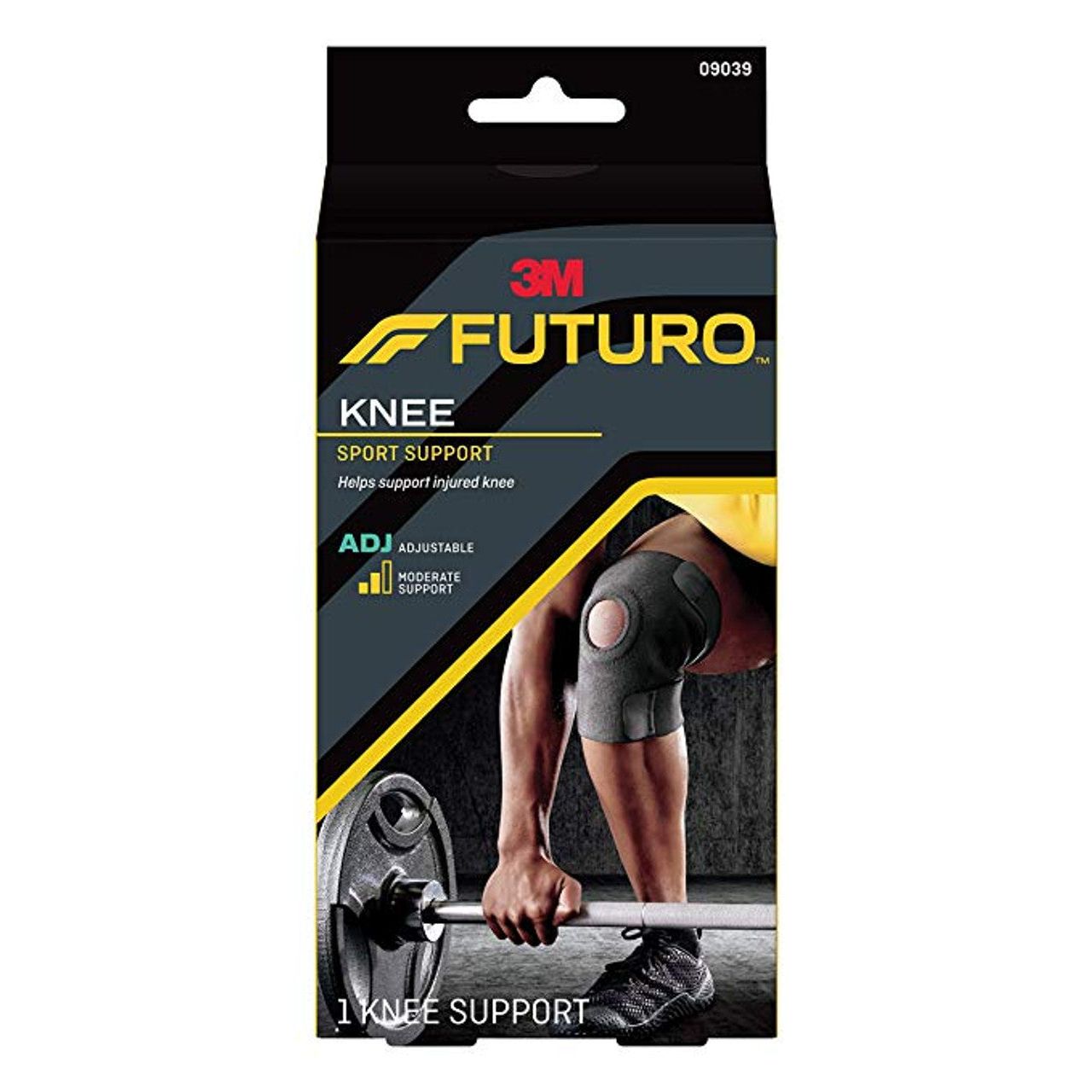 Futuro Sport tutore ginocchio regolabile supporto moderato