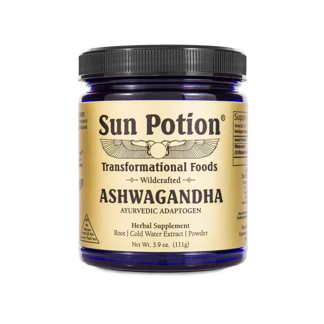 Sun Potion Ashwagandha Polvere Ayurvedica Barattolo 111 g