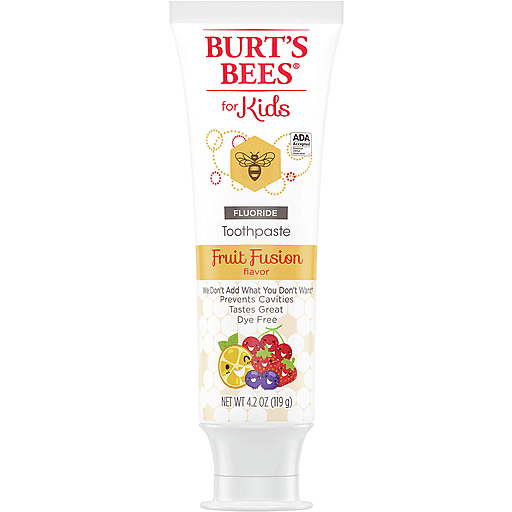 Burt's Bees Kids Fruit Fusion Dentifricio Bambini 119 g Fluoro