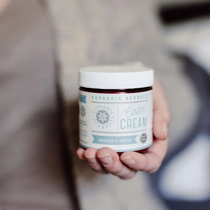 Euphoric Herbals Calm Cream Idratante 227 g Pelle Secca