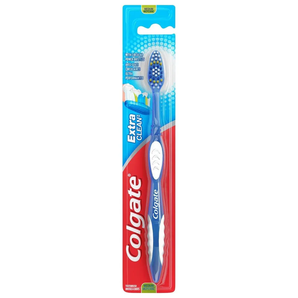 Colgate Extra Clean spazzolino medio testina intera 6 pezzi