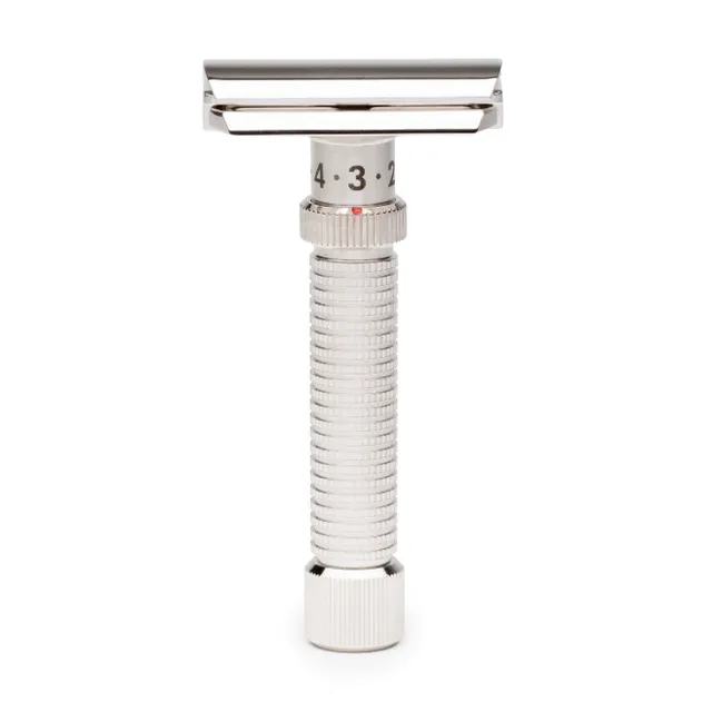 Rex Supply Co. Ambassador RSC-101R rasoio sicurezza regolabile rodio