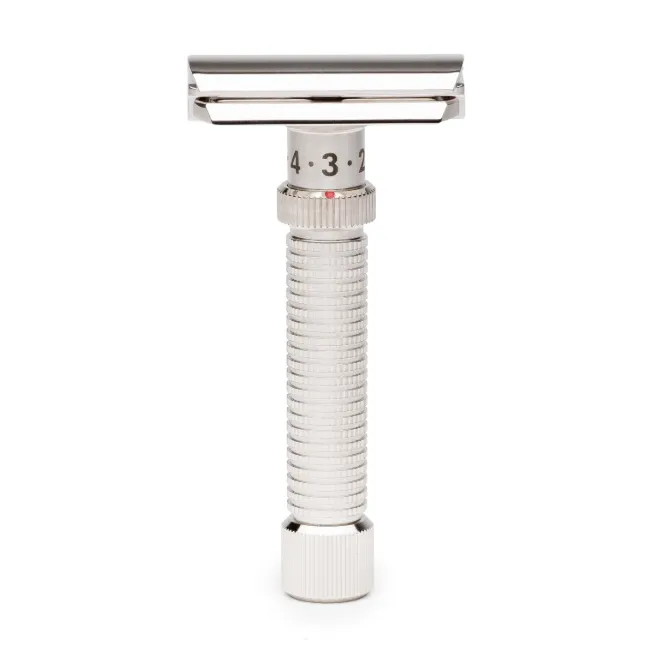 Rex Supply Co. Ambassador RSC-101R rasoio sicurezza regolabile rodio