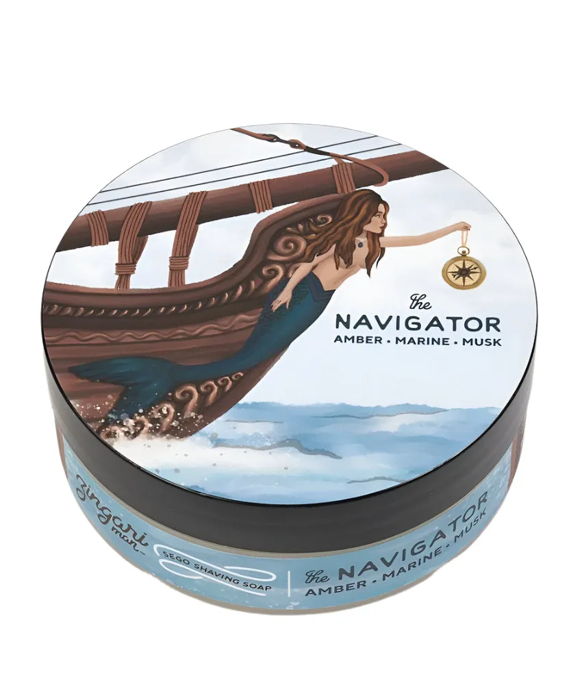 Zingari Man The Navigator Sapone da Barba Marino 142 g