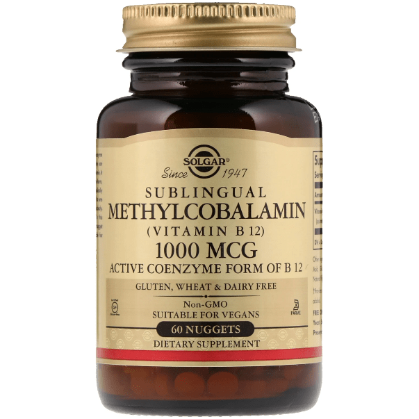 Solgar Metilcobalamina vitamina B12 1000 mcg 30 pepite