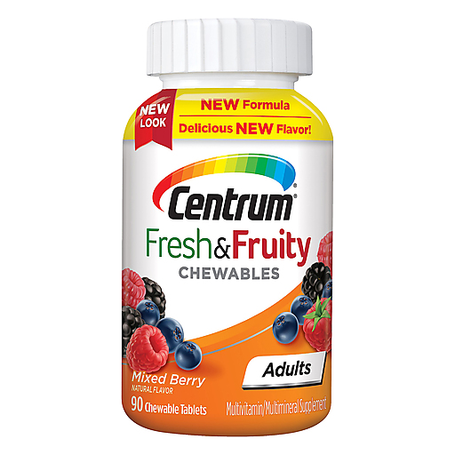 Centrum Adulti Multivitaminico Masticabile Frutti di Bosco