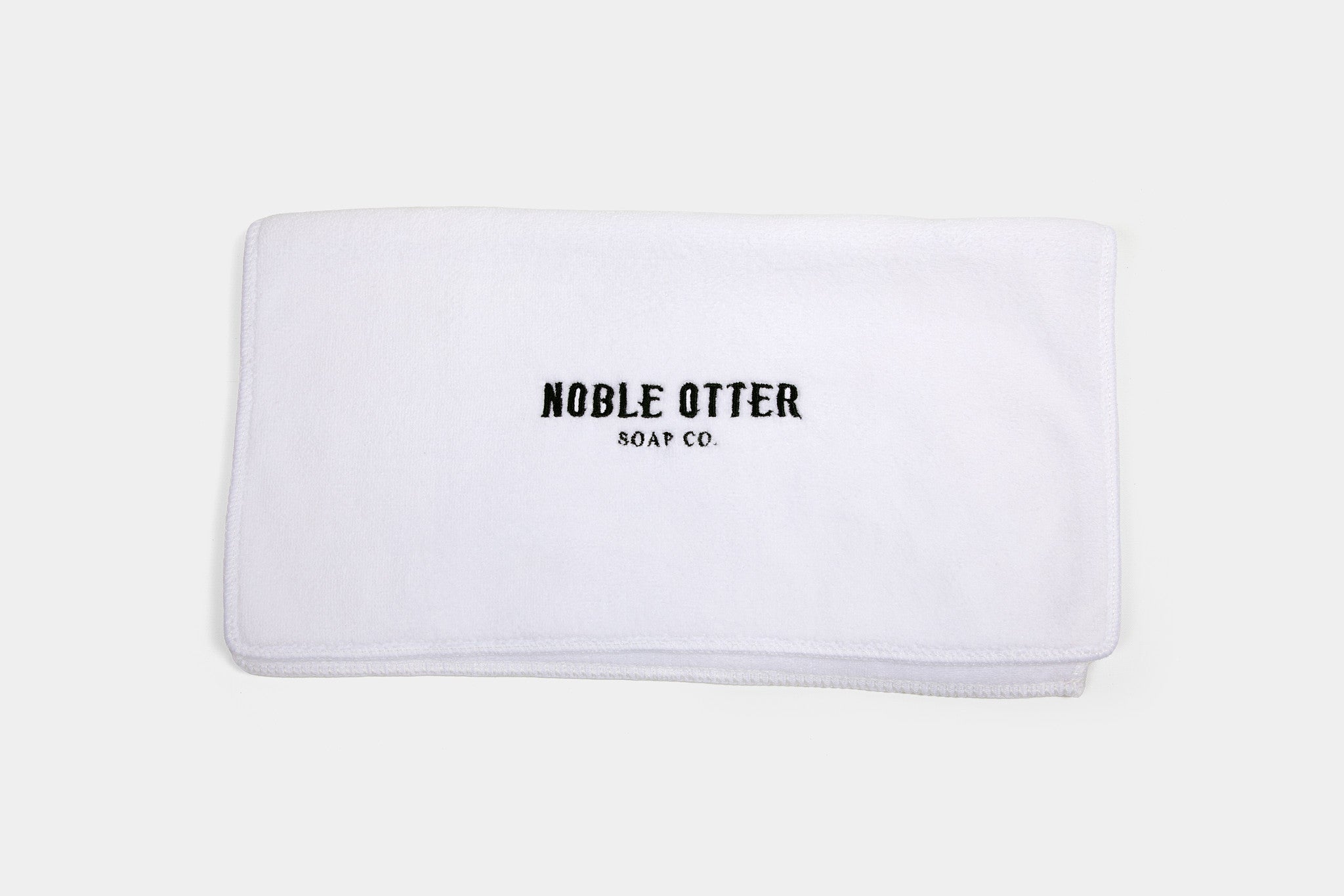 Noble Otter Premium asciugamano barba nero 30x71 cm