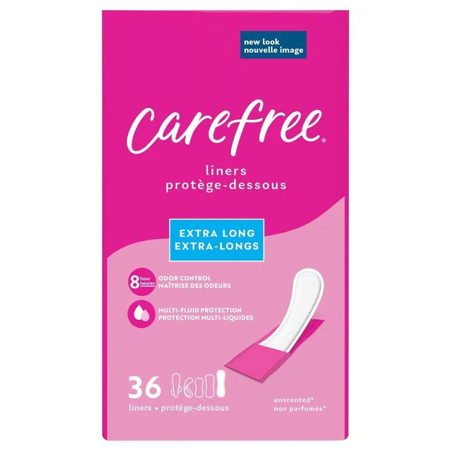Carefree Acti-Fresh Salvaslip Extra Lunghi 36 Pezzi