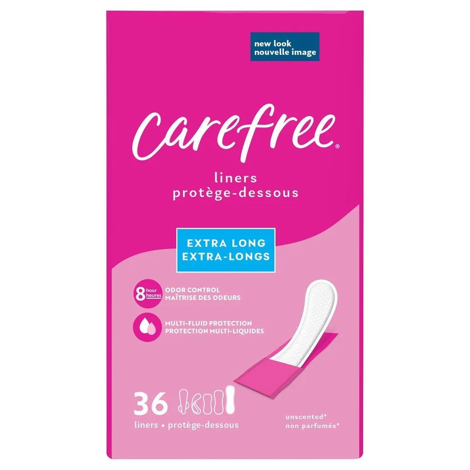 Carefree Acti-Fresh Salvaslip Extra Lunghi 36 Pezzi