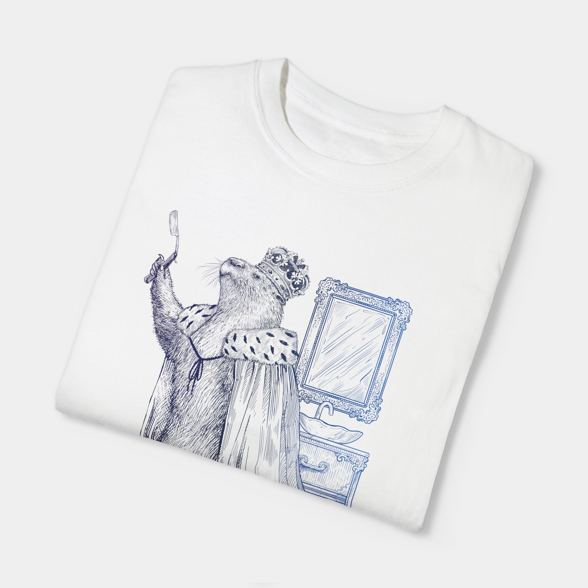 Noble Otter Heavy is the Crown t-shirt cotone bianca