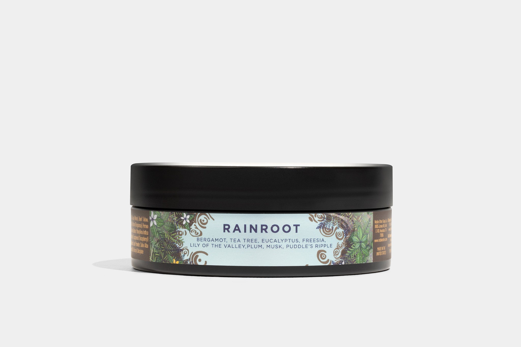 Noble Otter Rainroot Sapone da Barba 4 oz Bergamotto Tea Tree