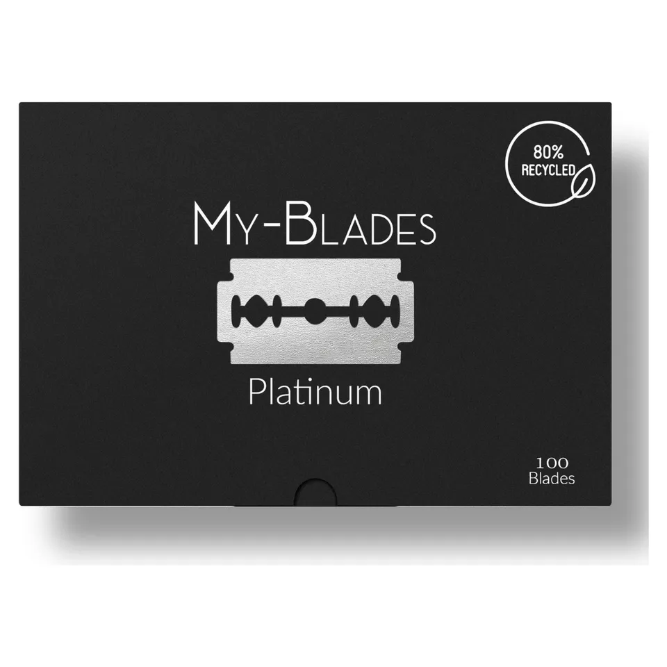 My-Blades Platinum lamette barba 100 pz double edge