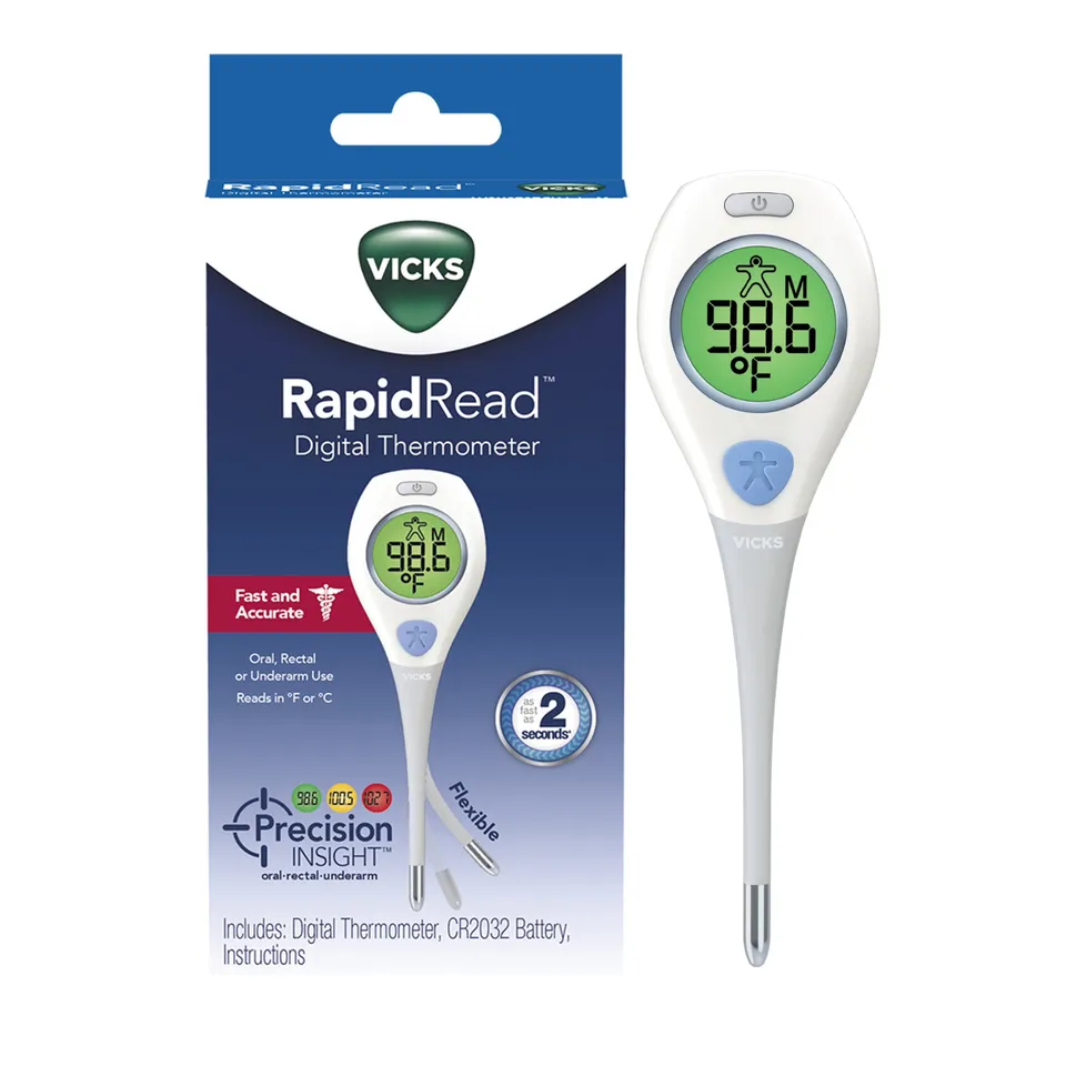 Vicks Rapid Read Termometro Digitale Rapido Punta Flessibile
