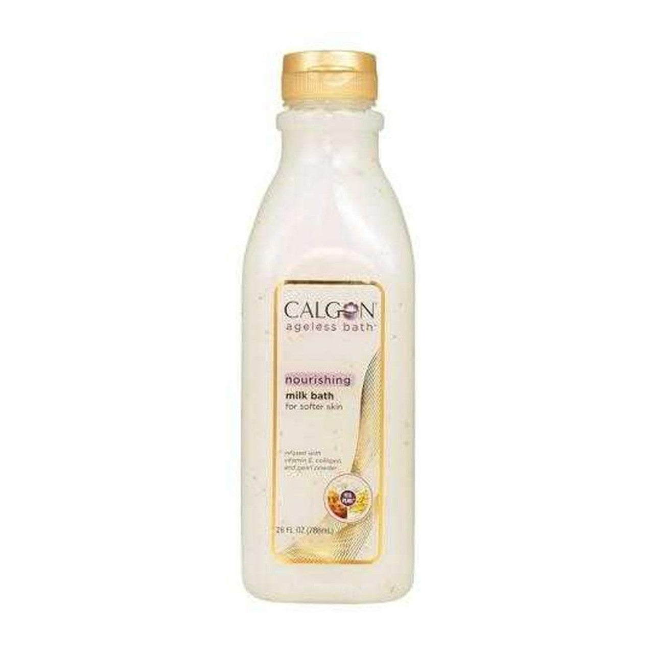 Calgon Ageless Bath Milk Bagnoschiuma 26 oz Idratante Levigante