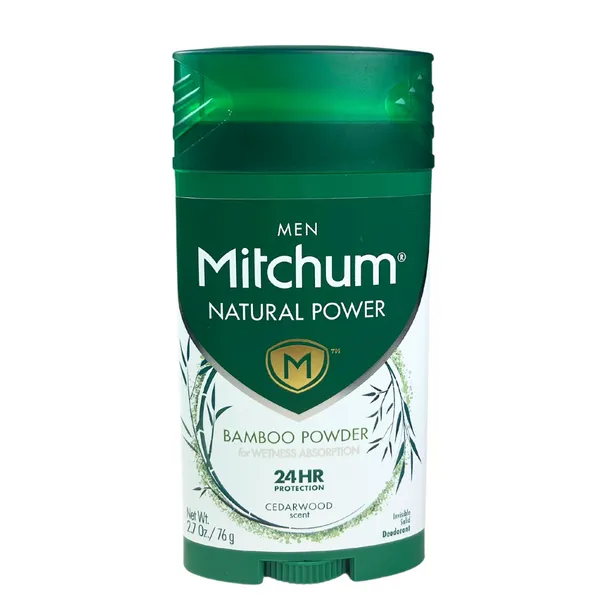 Mitchum Natural Power deodorante uomo cedro 76 g 24 ore