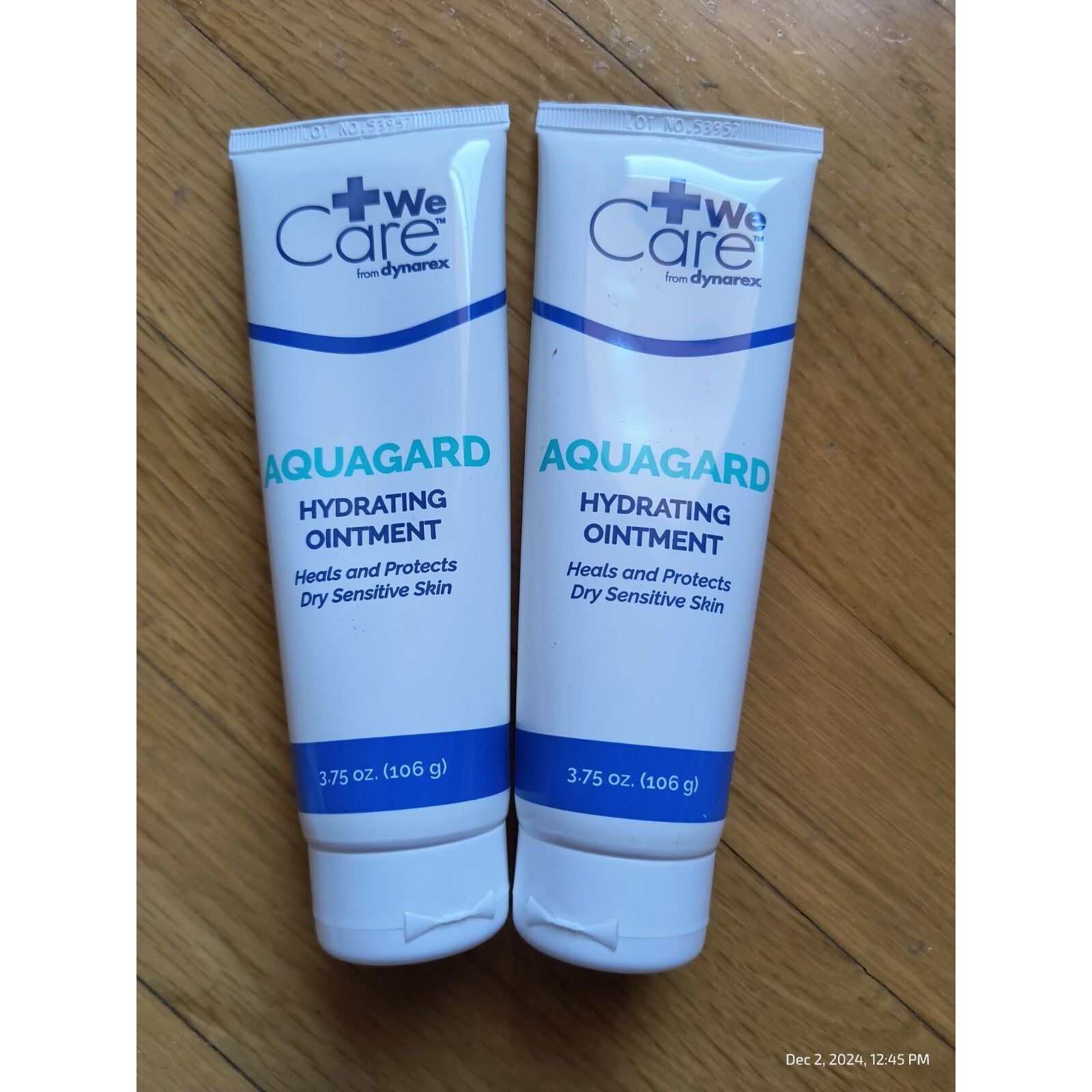 Dynarex WeCare AquaGard unguento idratante 2 pezzi pelle secca