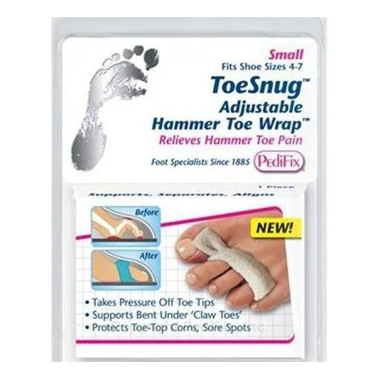 PediFix ToeSnug Fascia Dito a Martello Small Nera