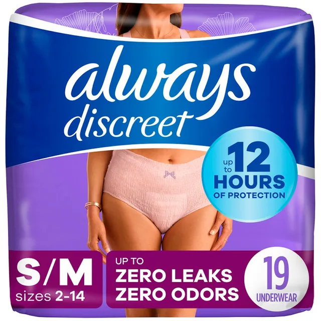 Always Discreet Mutandine Incontinenza S/M 19pz Massima