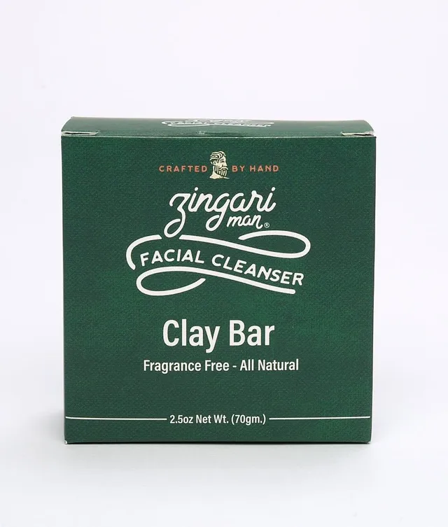 Zingari Man Clay Bar Detergente Viso Solido 71g Argilla