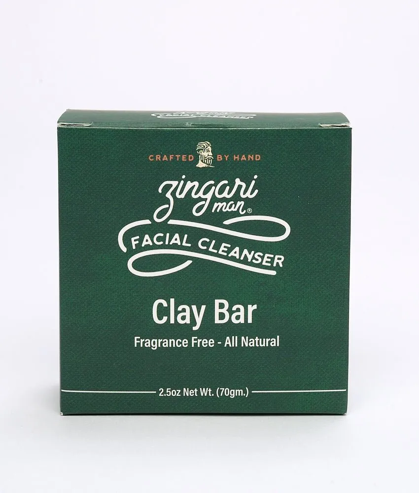 Zingari Man Clay Bar Detergente Viso Solido 71g Argilla