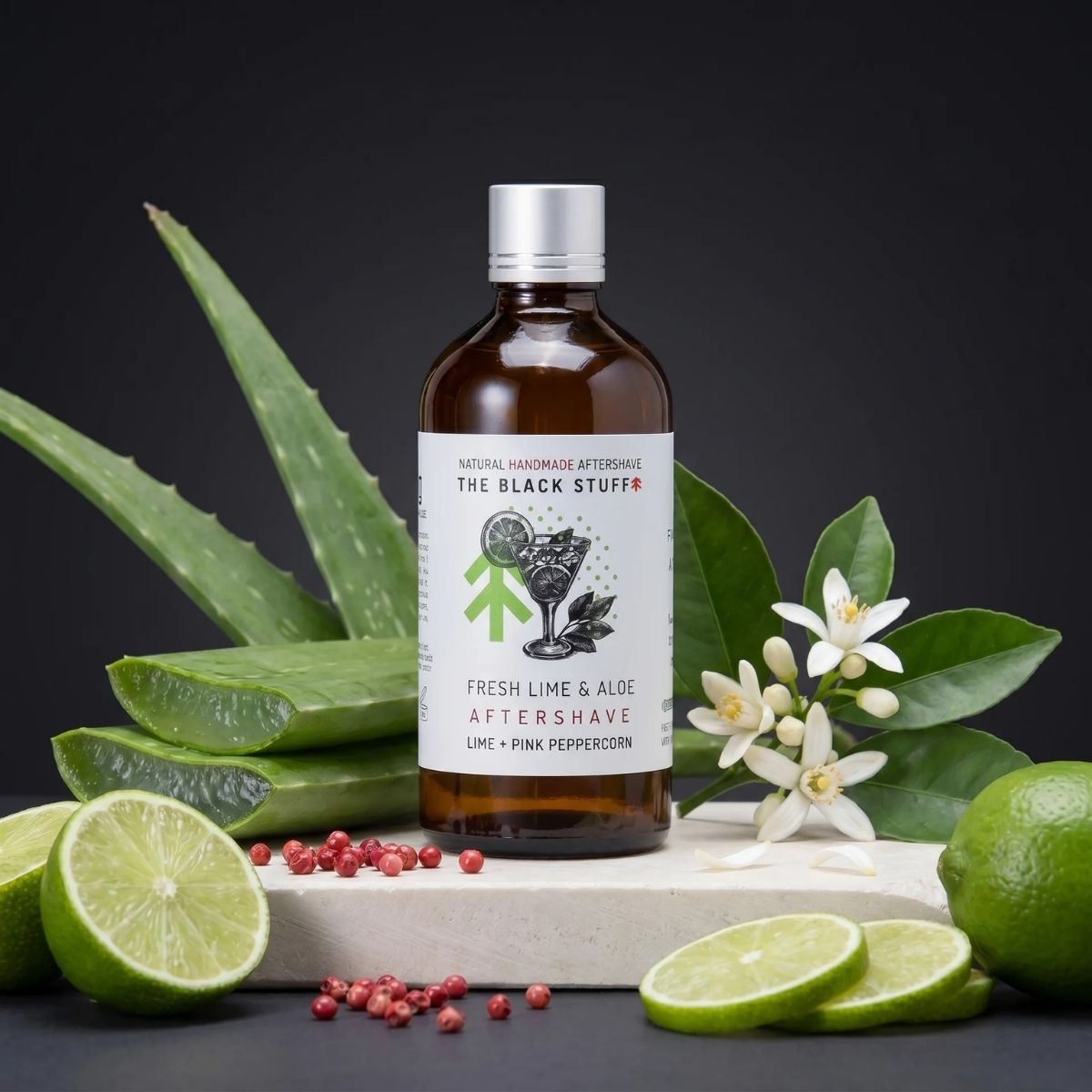 The Black Stuff Fresh Lime splash dopobarba 100ml lenitivo