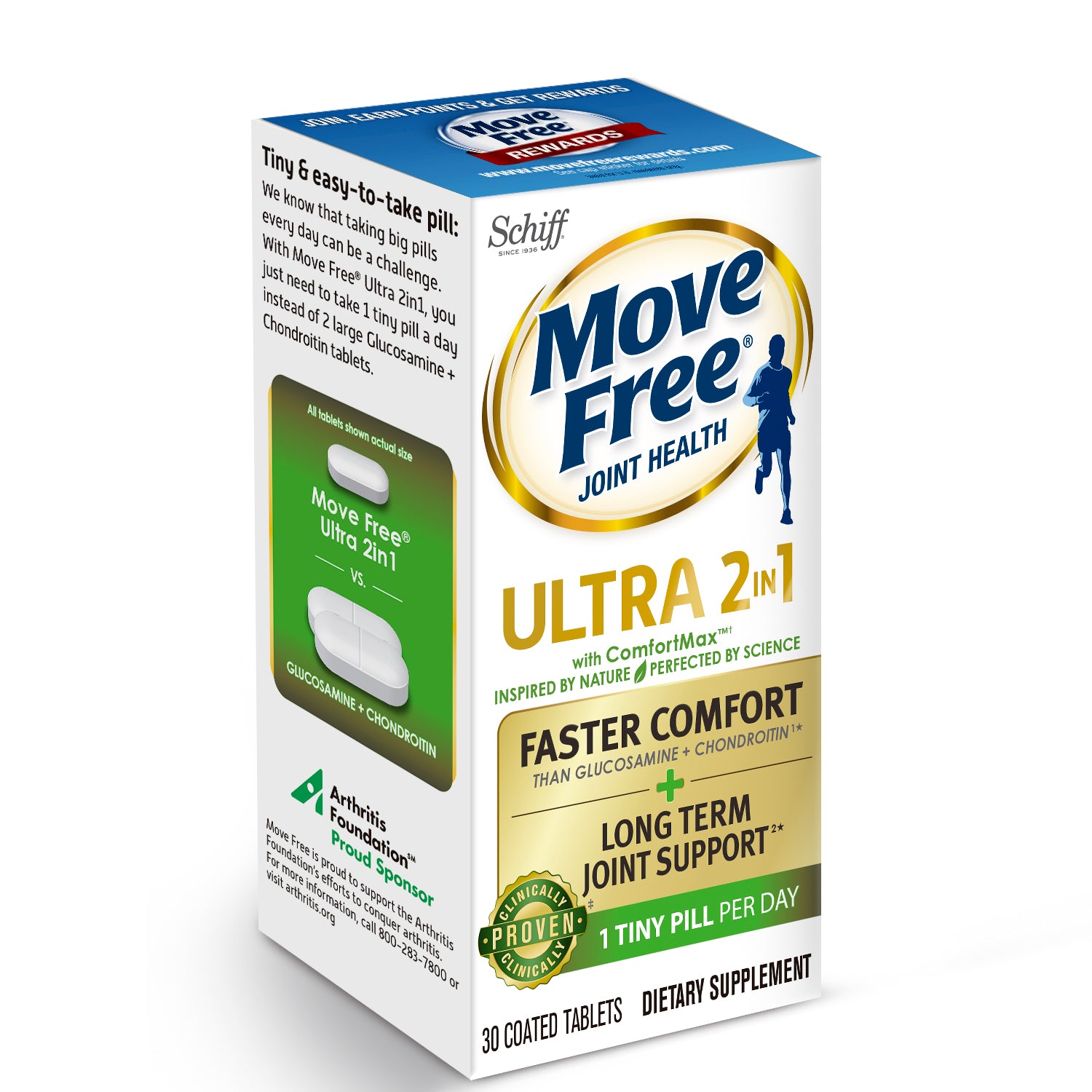 Move Free Ultra 2 in 1 compresse articolazioni 1 al giorno