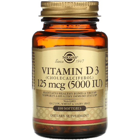 Solgar Vitamina D3 5000 UI softgel 100 pezzi