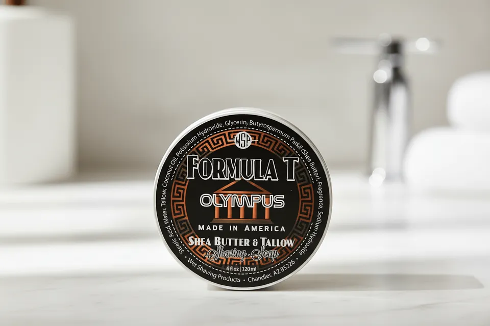 Wet Shaving Products Olympus sapone barba sego Formula T denso