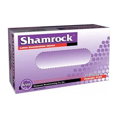 Shamrock Guanti Lattice Senza Polvere L 100 Pezzi Esame Testurizzati