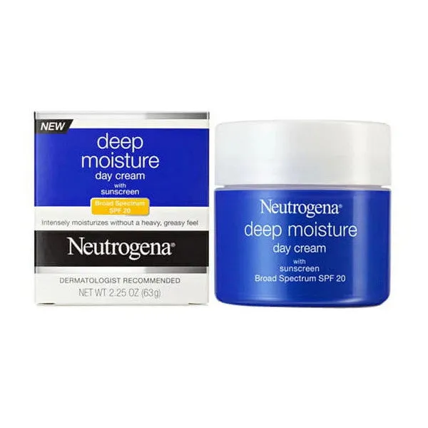 Neutrogena Deep Moisture crema viso giorno SPF20 idratante