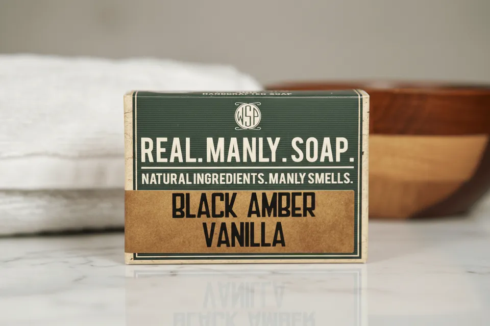 Wet Shaving Products Black Amber saponetta uomo singola ambra