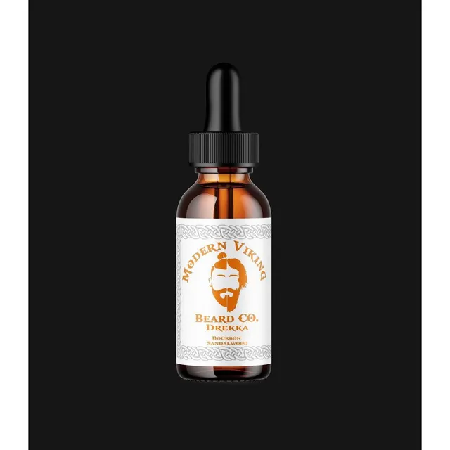 Modern Viking Drekka olio barba bourbon sandalo