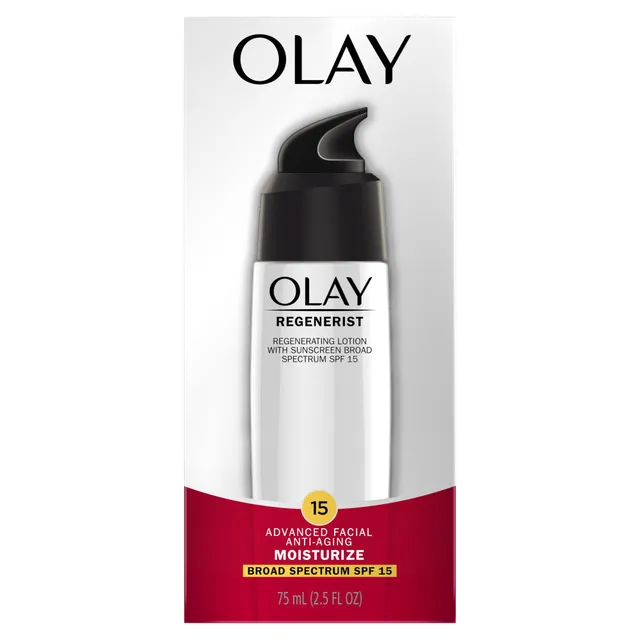 Olay Regenerist Lozione Viso SPF 15 Antirughe 2.5 oz Idratante