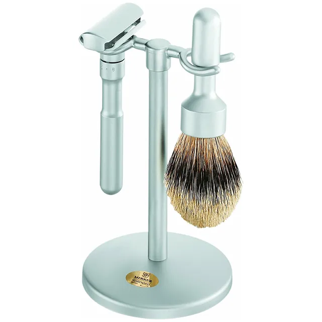 Merkur Futur Set Rasatura Rasoio Regolabile 3 Pezzi Tasso