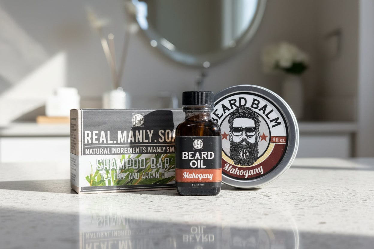 Wet Shaving Full Beard Kit Barba Full Barbershop 3 Pezzi