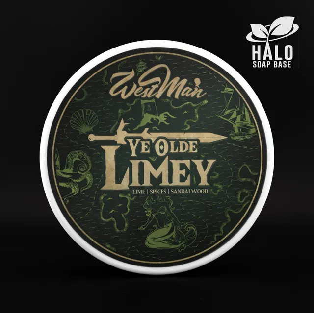 Westman Shaving Halo Ye Olde Limey sapone barba 120g lime
