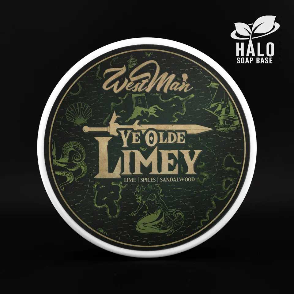 Westman Shaving Halo Ye Olde Limey sapone barba 120g lime