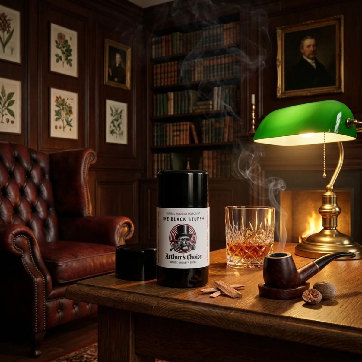 The Black Stuff Natural Deodorant Arthur's Choice deodorante legnoso