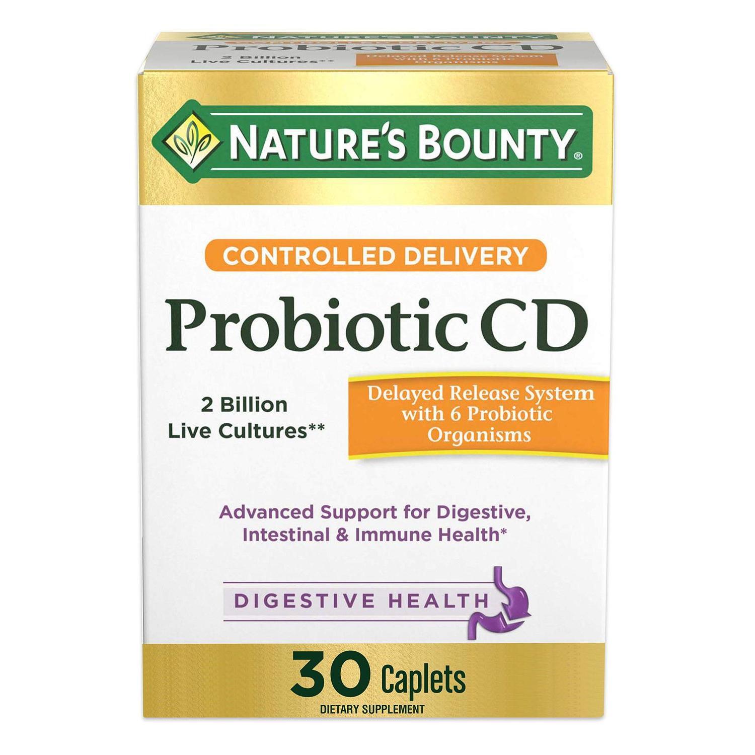 Nature's Bounty Probiotic CD fermenti lattici 30 compresse