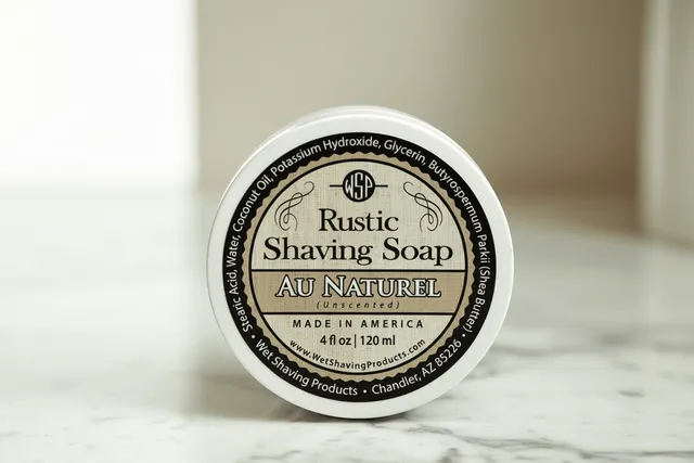 Wet Shaving Products Au Naturel sapone da barba non profumato