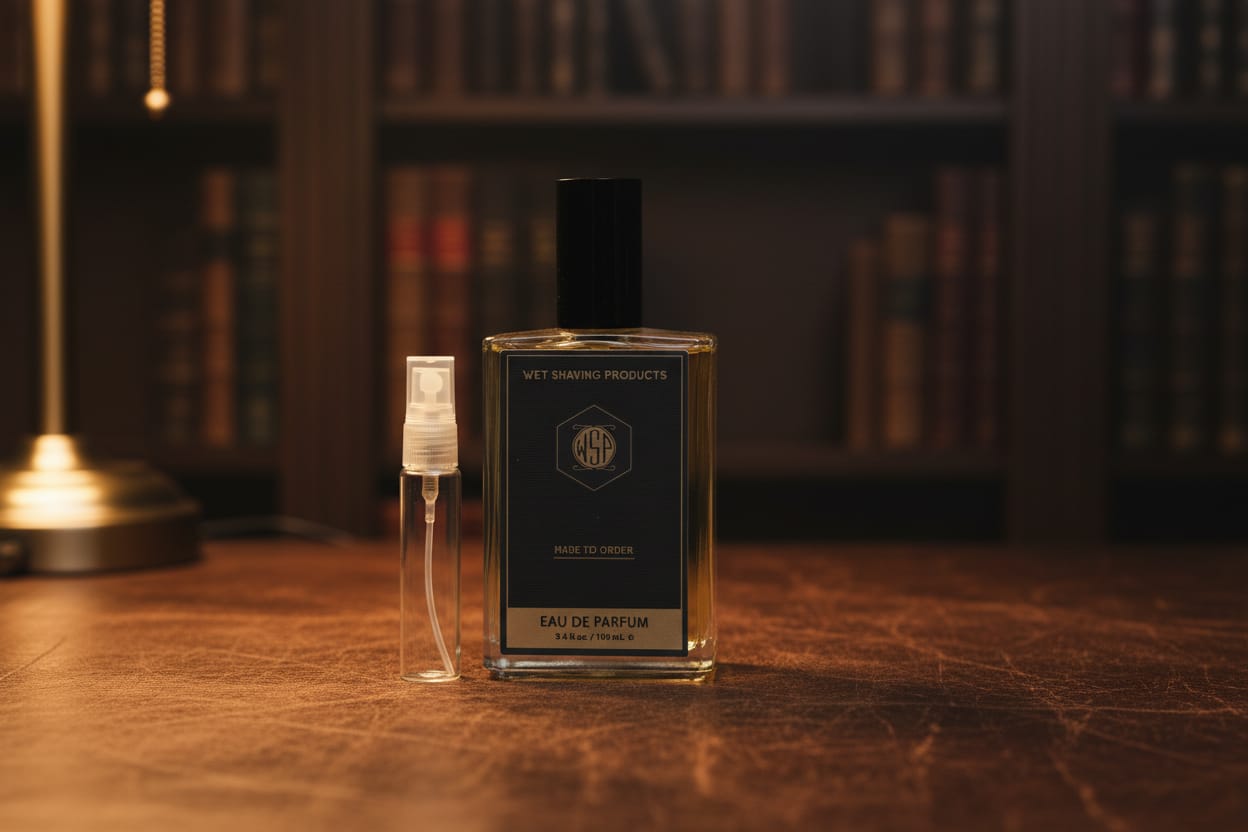 Wet Shaving Products Wood Spice Leather profumo Bay Rum 100ml