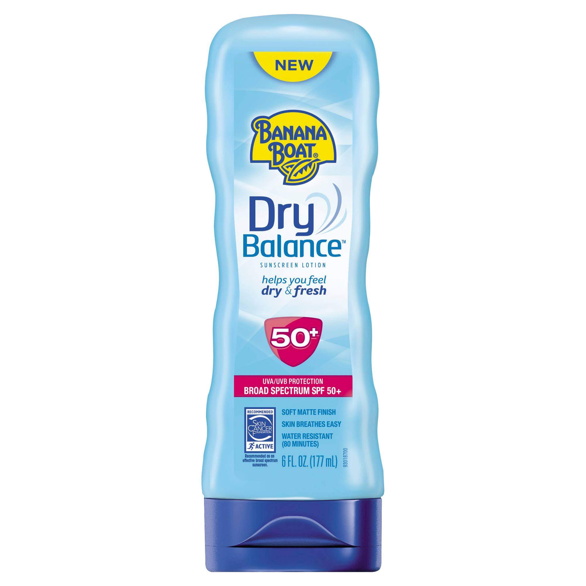 Banana Boat Dry Balance latte solare SPF 50+ 6 oz opaco