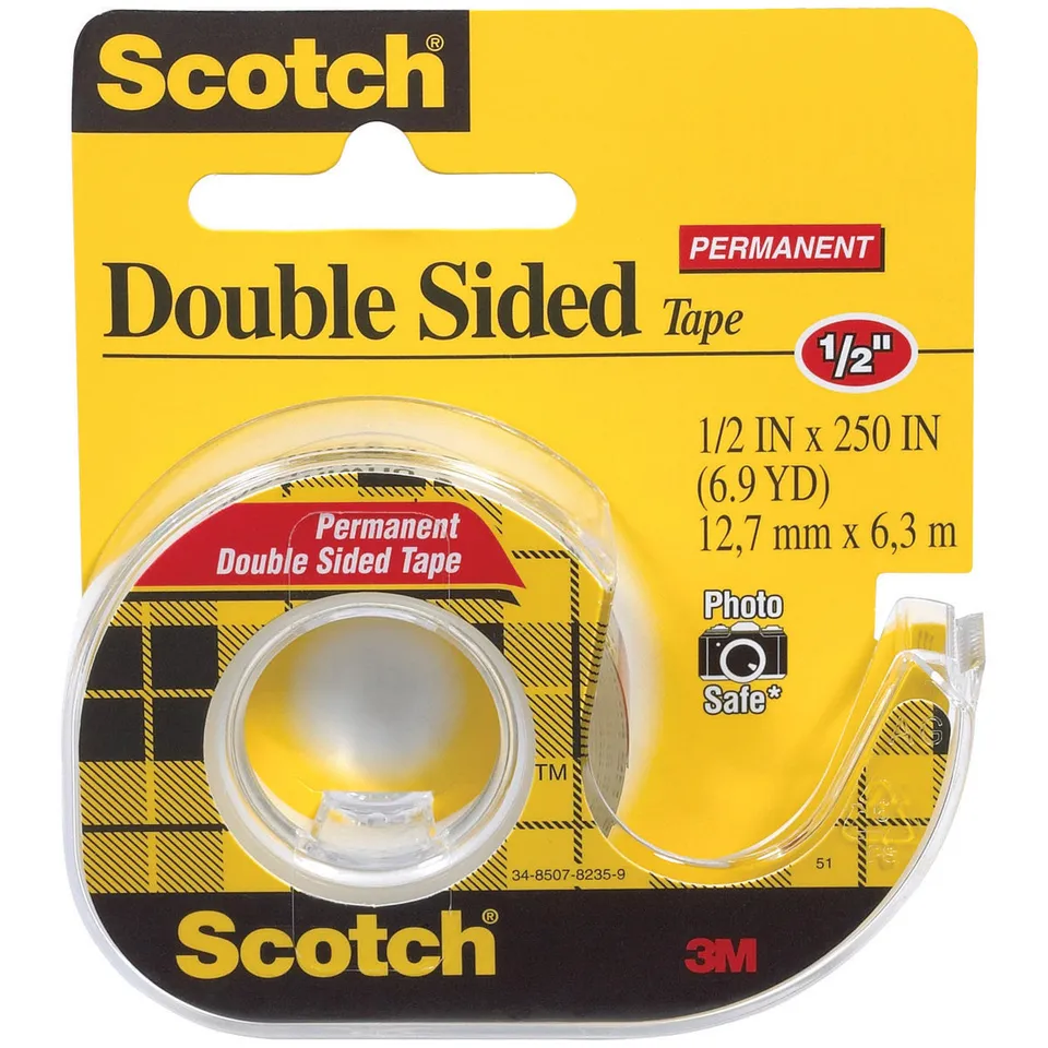 Scotch 3M MMM136 nastro biadesivo 12 rotoli permanente