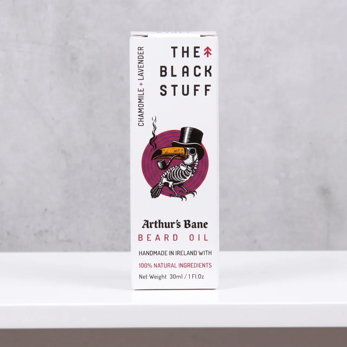 The Black Stuff Arthur's Bane olio barba uomo 60 ml idratante